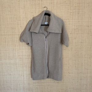 Club Monaco Cashmere Zip front Sweater Jacket